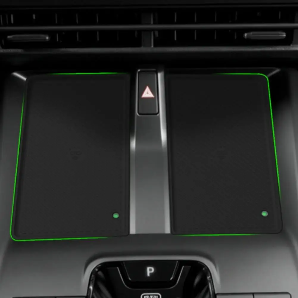 Car Wireless Charging Anti Slip Mat for Toyota BZ4X 2026 Central Console Silicone Pad Phone Holder Shockproof Dustproof Tray