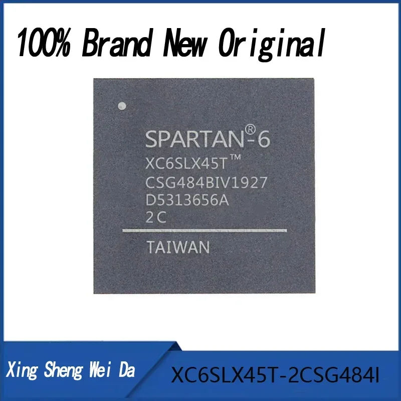 

Совершенно новый и оригинальный программируемый вентильный массив FPGA XC6SLX45T-2CSG484I 484-CSPBGA.