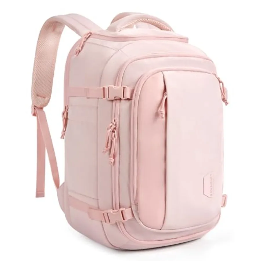 

Travel Backpack Carry on Flight Approved 28L Lightweight Backpack Fits 17.3 Inch Laptop for Men Women Water Resistant Personal