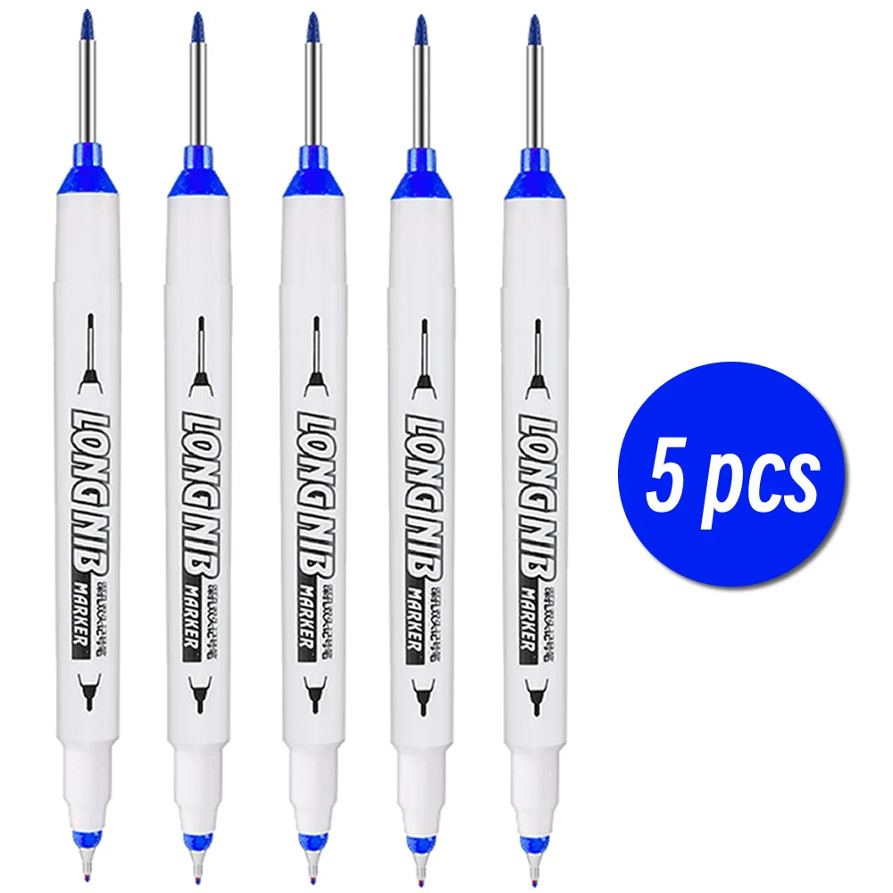20 mm Doppelspitze, tiefes Loch, langer Kopf, Spitzenmarkierungen für Metallstift, wasserdicht, Badezimmer, Holzbearbeitung, Dekoration, Mehrzweck