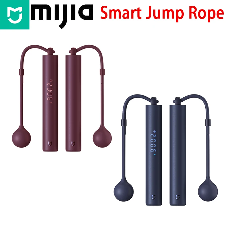 Xiaomi Mijia Smart Jump Rope Bluetooth5.0 Digital Counter APP Control Calorie Calculation for Sport Fitness Exercise Lose Weight