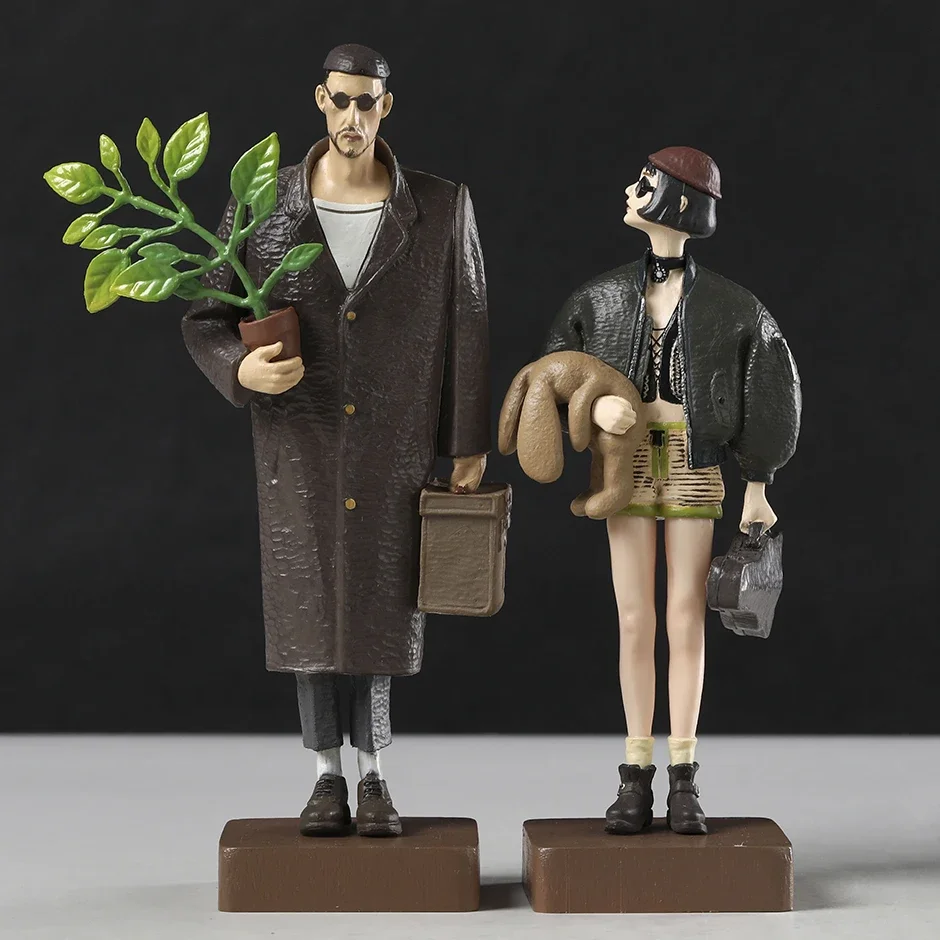 Leon & Mathilda The Professional Figure PVC Model Doll Collectible Ornament Gifts Toy 2-pack