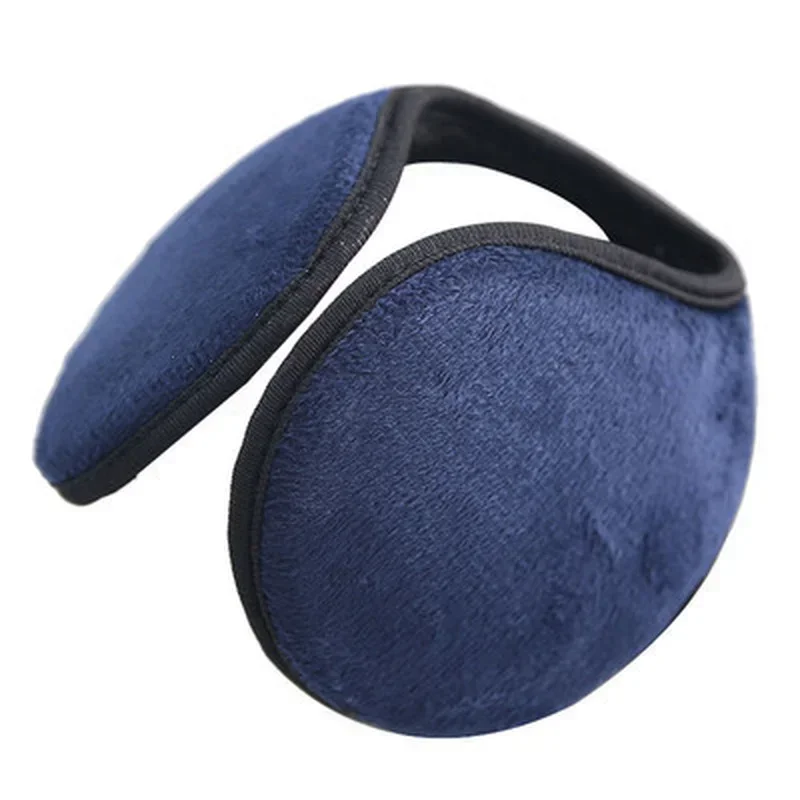 Nova moda unissex sólido inverno earmuffs mulheres homens protetor de orelha engrossar pelúcia macio quente earmuff acessórios de vestuário