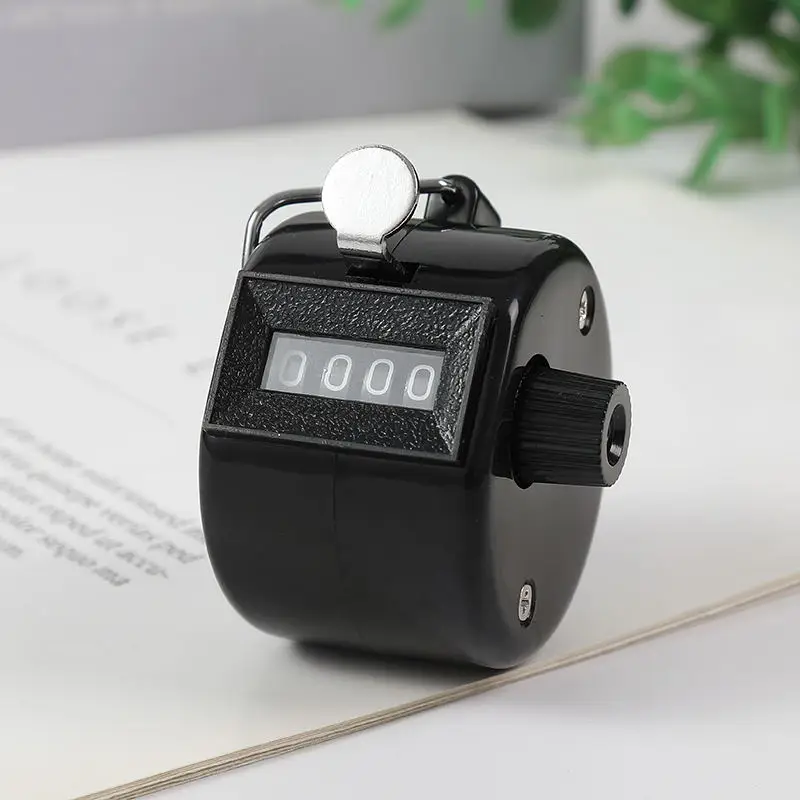 

Многоразовое саморегулирующееся устройство для студентов, портативный 4-цифровой счетчик, механический ручной ладонный кликер, номер, кликер для гольфа