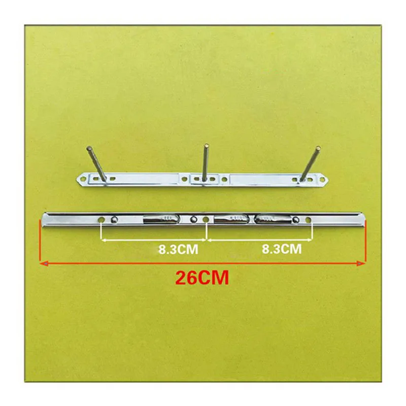 2 &3 Holes Spring Long Papers Clips Plastic & Metal Includes Rivets