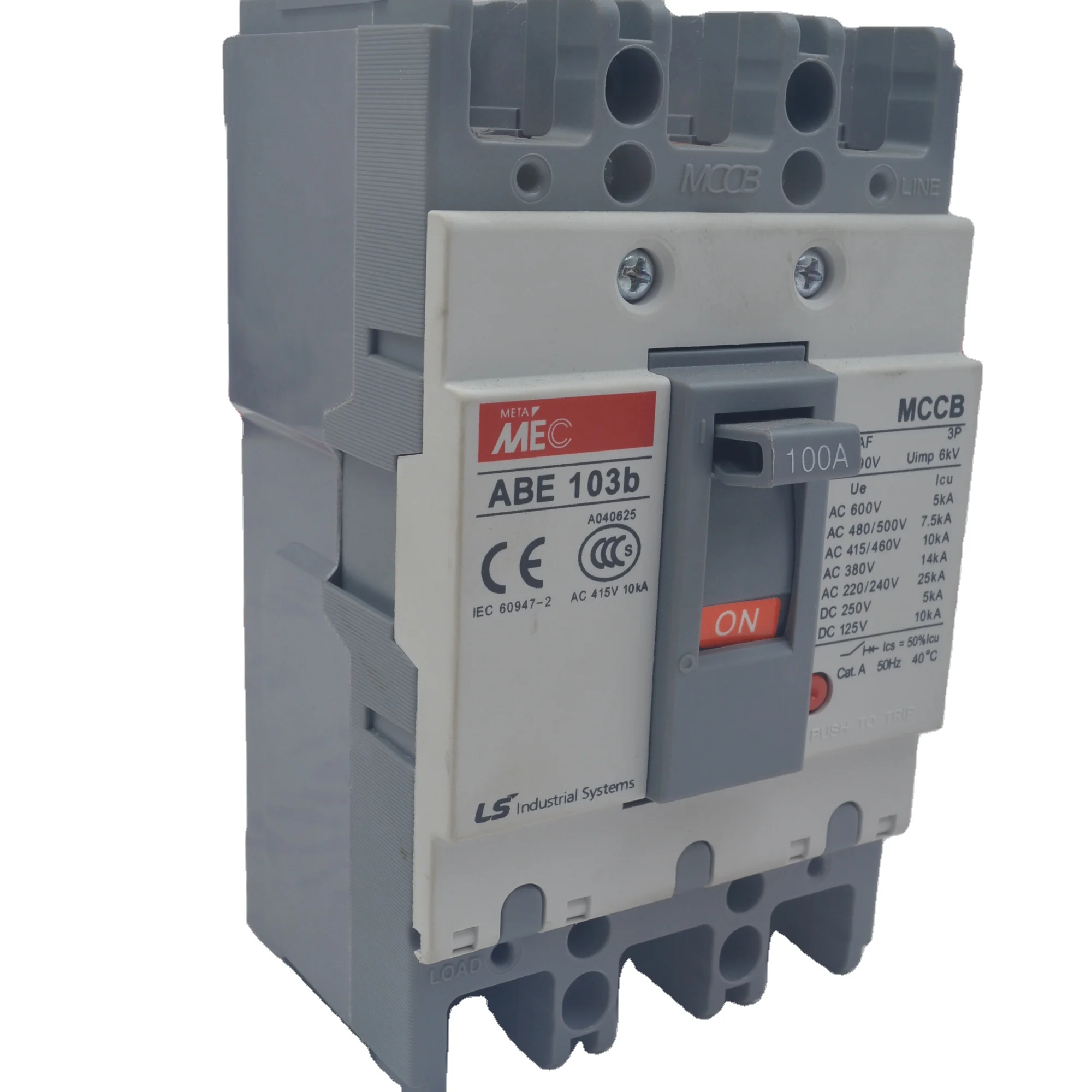 

Meta-MEC ABS Series Standard 3P 65KA 700A/800A Standard MCCB ABS803b-700A ABS803b-800A