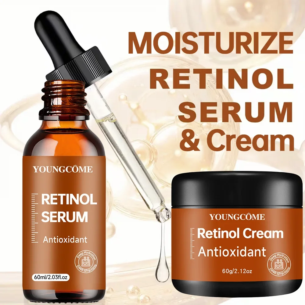 

Набор кремов и сыворотки с ретинолом — антивозрастной набор для ухода за кожей лица, увлажняющий крем для восстановления морщин, осветляющая эссенция, питательная красота