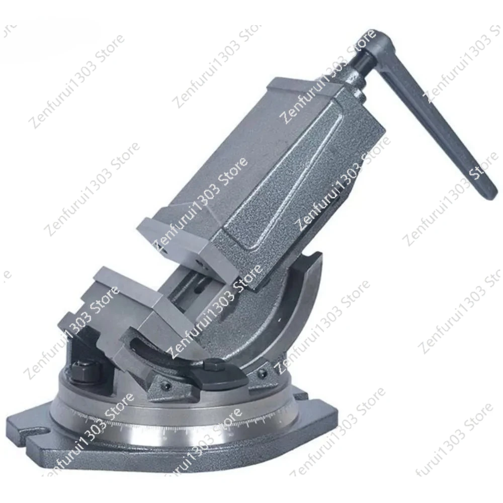 High precision 4 Inch Inclinable Angle Solid Flat Tongs 360-Degree Rotary Precision Taper Vise Precision High Quality