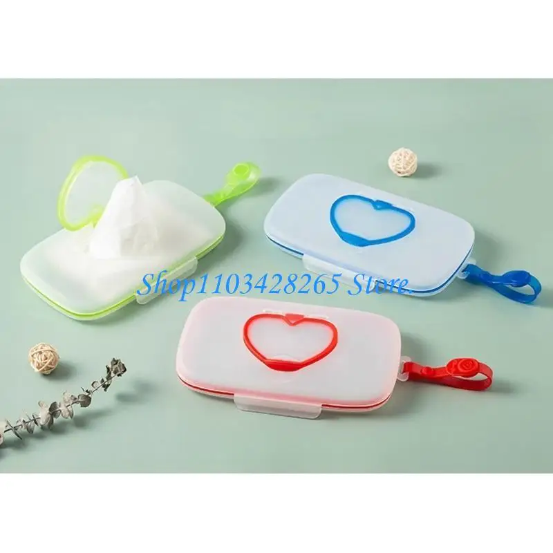 Porta della salviettine per bambini con corda manuale, scatola stoccaggio del contenitore bagnato bagnato per pannolino per e