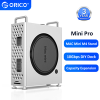 ORICO Hub USB A Docking Station 10Gbps M.2 NVMe SSD Enclosure Hard Drive Case SD/TF 3.0 Type C Expansion Stand for Mac Mini M4