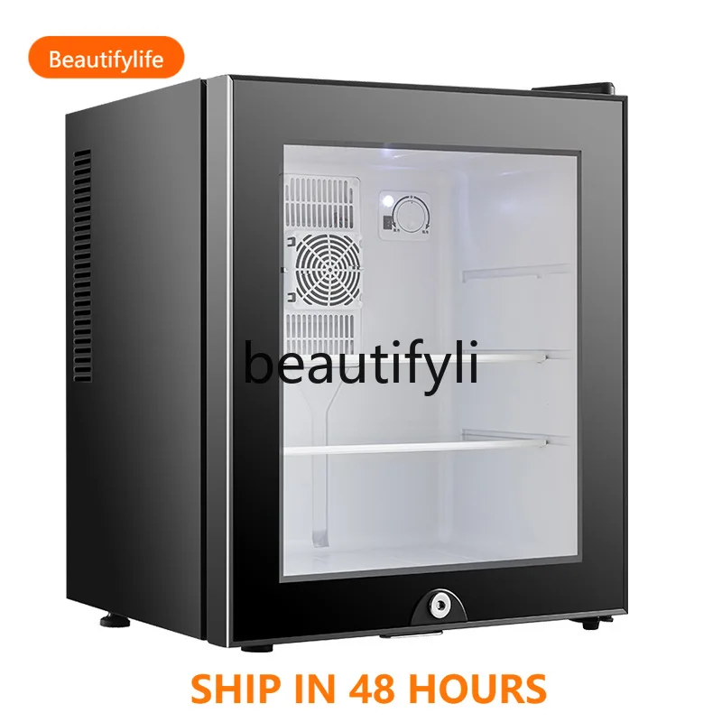 

Small Refrigerator Refrigerated Beverage Display Cabinet Fruit Preservation Vertical Tea Ice Bar Sample Storage Cabinet H