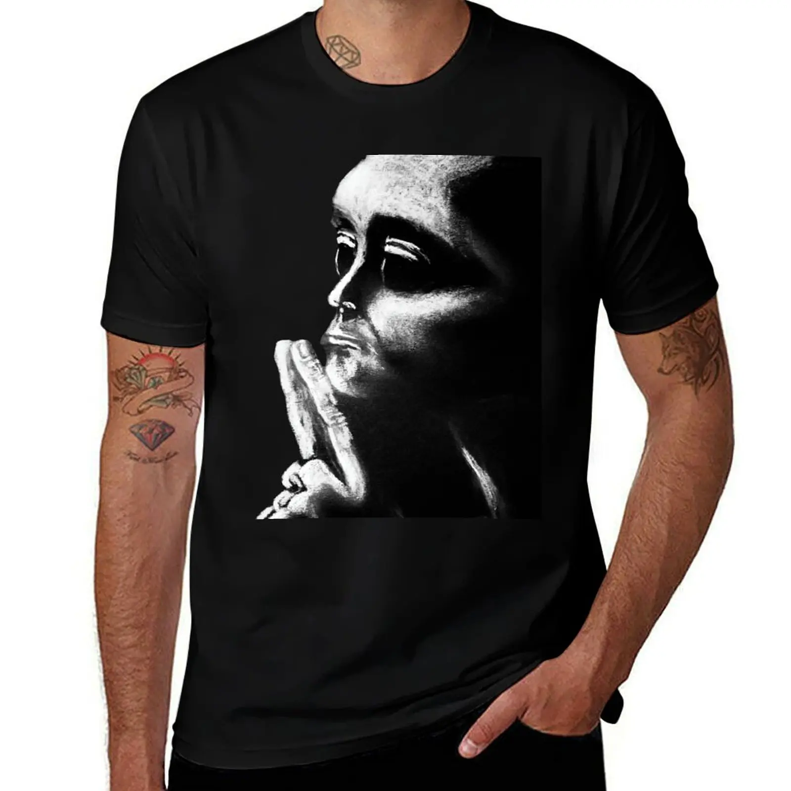 

Grayson contemplating T-Shirt t shirt custom print t shirt man plain T-Shirt