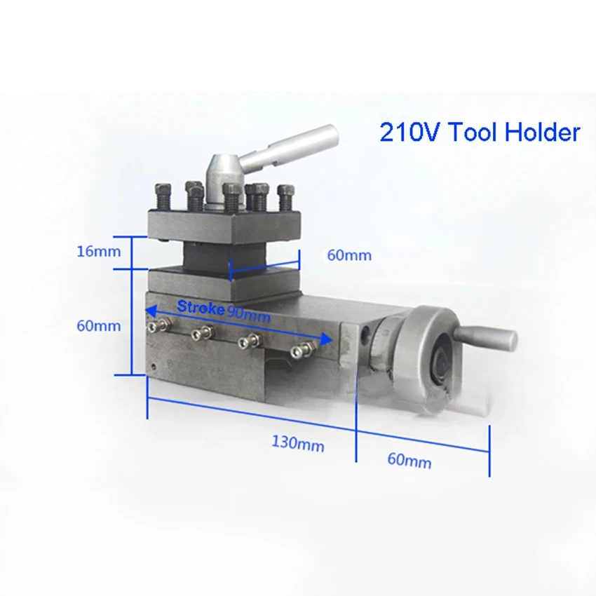 Wm210v Werkzeug halter Mini Drehmaschine Zubehör Metall drehmaschine Werkzeug halter Schnell wechsel Drehmaschine Werkzeug halter Baugruppe, Breite: