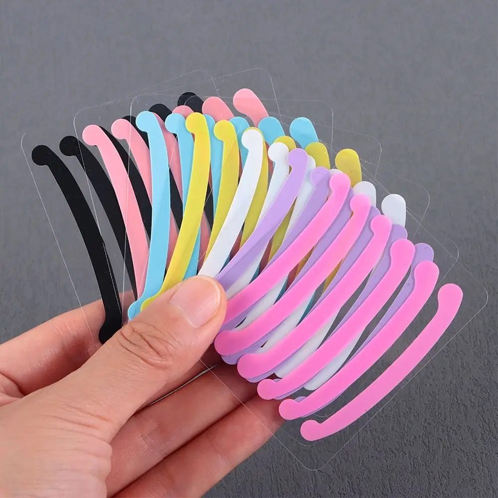 6Pcs Eyelashes Lifting Silicone Stripe Reusable Eye Lashes Lifting Curler Pad Perm Ribbon Eyelash Extension Supplies Makeup Tool