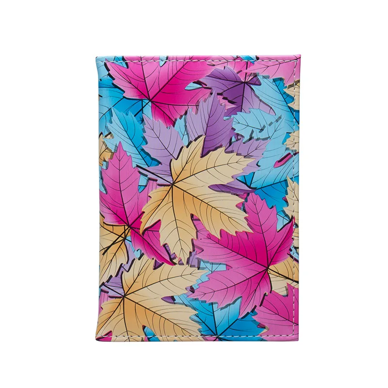 

Fashion Maple Leaf Leaves Passport Cover Trave Wallet Pu Case for Passports Card Holder Travel Accessories