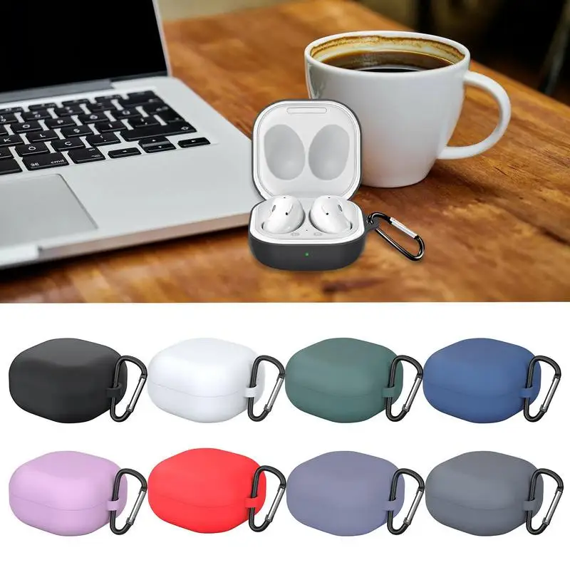 Soft Silicone Case for Samsung GalaxyBuds 2/Live/Pro Earphone Sleeve Wireless Bluetoothcompatible Earphone Protective Case