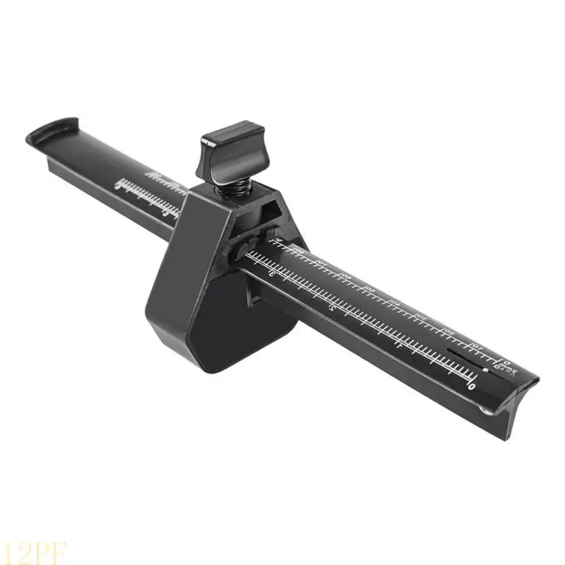 12PF Adjustable Woodworking Precisions Rule Sliding Metal Graduated Drawing Ruler 150mm Woodworking Ruler