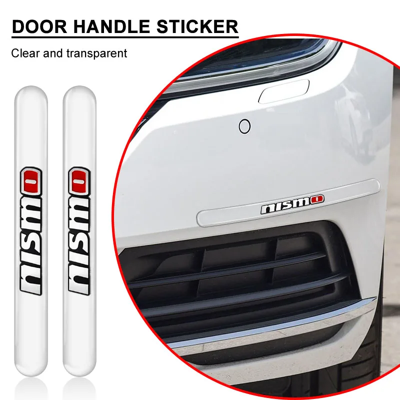 4 قطعة باب السيارة شريط شفاف مرآة الرؤية الخلفية المضادة للتصادم حماية قطاع لنيسمو نيسان تيدا Teana أفق Juke X-trail #1
