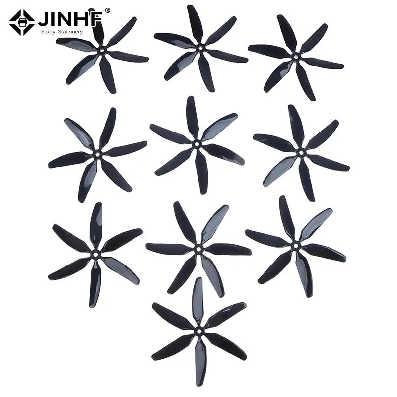 10pcs 504060 Six-blade Propeller CW CCW 5 Inch Propellers Blade For FPV Quadcopter Racing RC Drones Propellers Blade Accessoires