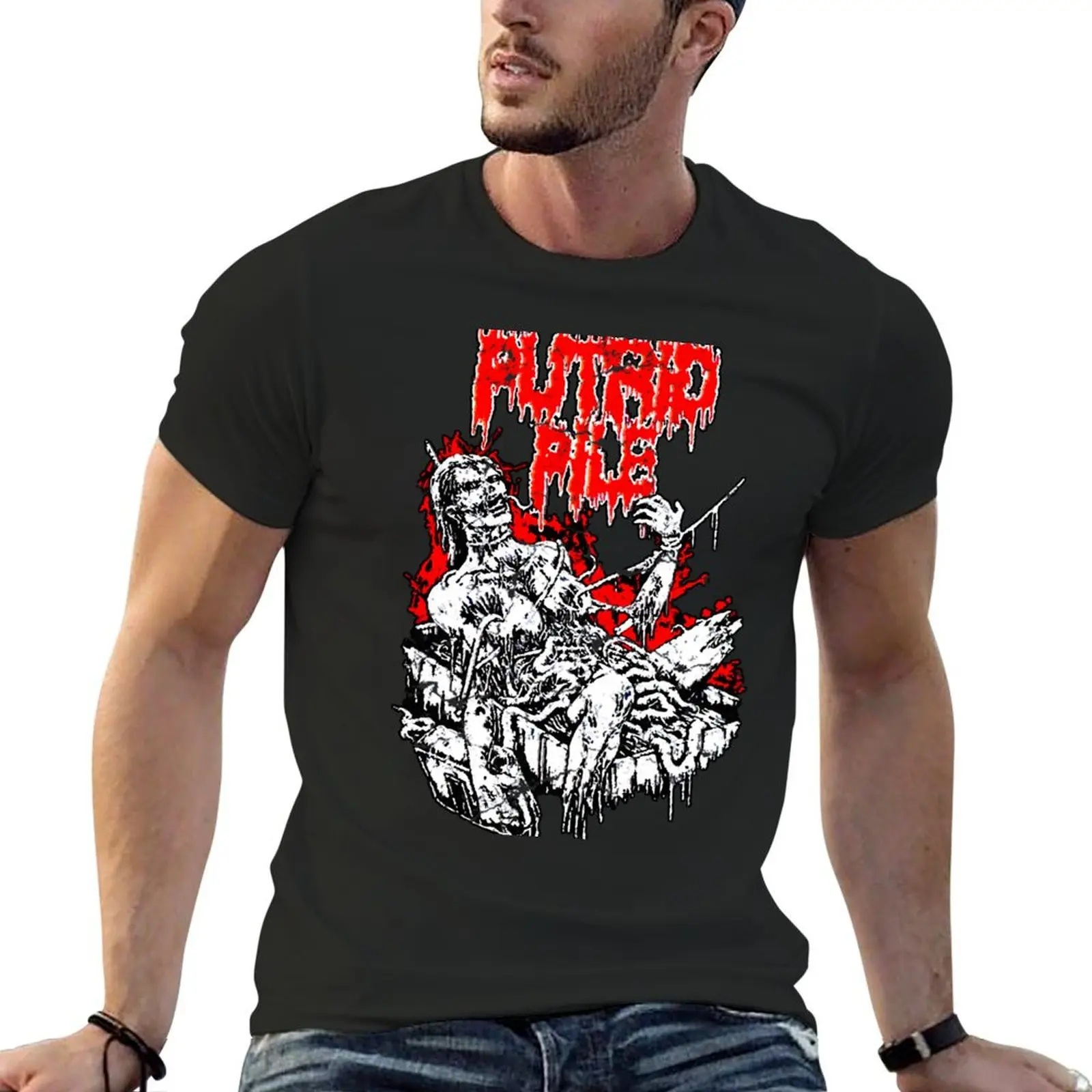 

Putrid Pile T-Shirt shirts graphic tee plus size clothes men tshirt