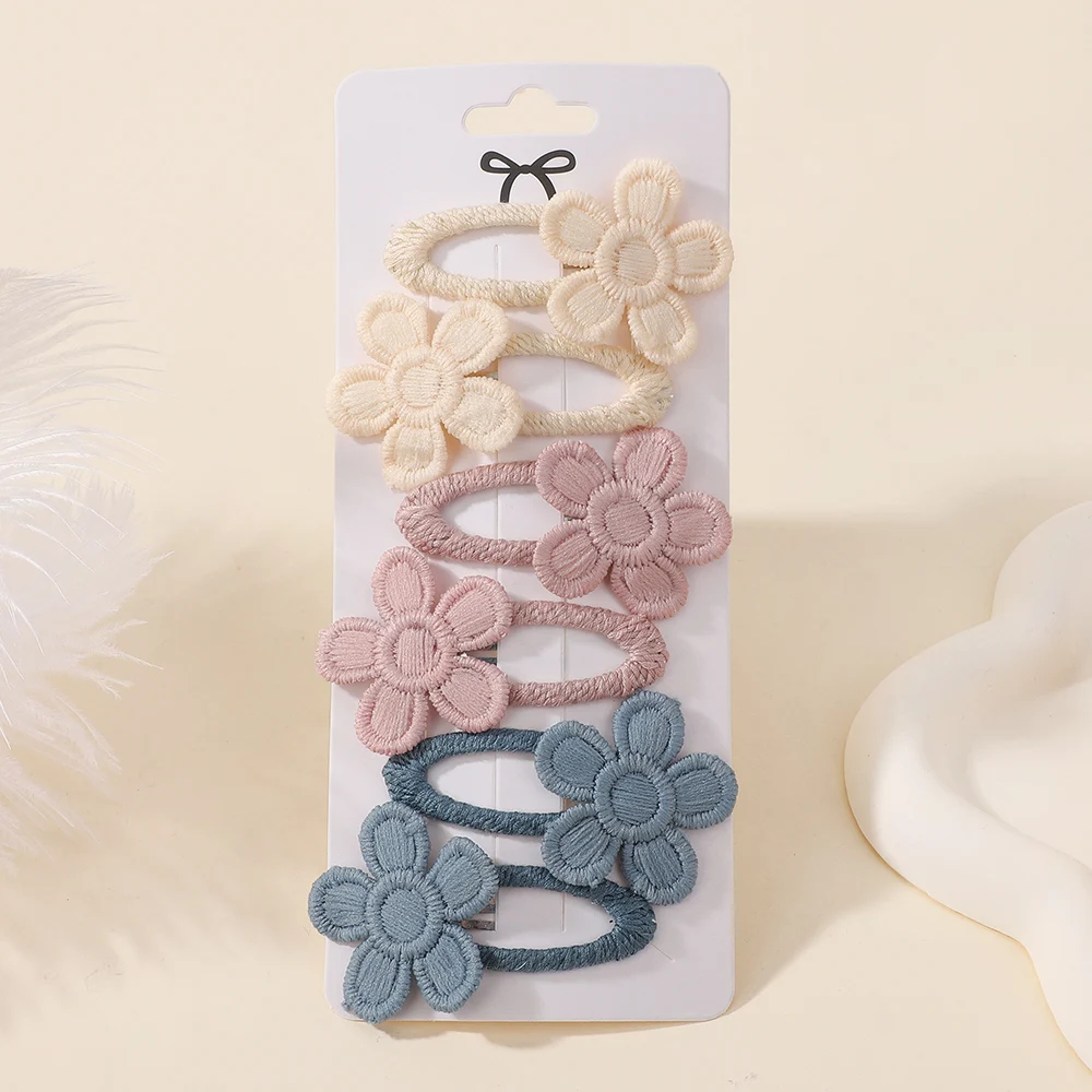 6 pezzi carino fermagli per capelli bambina margherita fiore forcine per bambini principessa barrette accessori per capelli bambino fermagli per capelli stile coreano primaverile