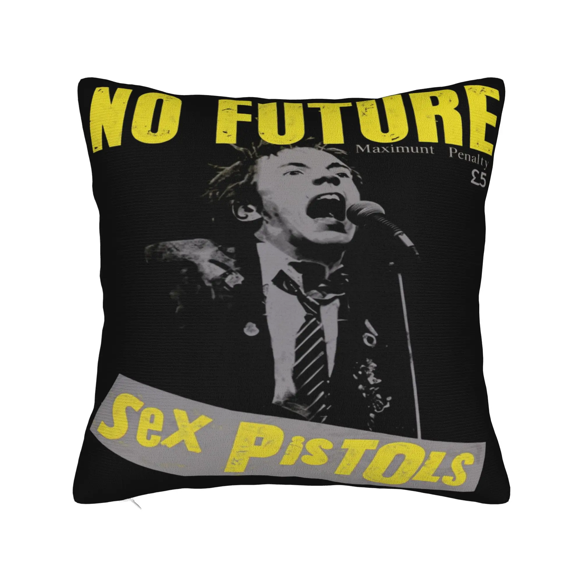 The Sex Pistols No Future Pillow Case  Comfy Pillow Cover Vintage Pillowcases For Sofa Bedroom Home Decor