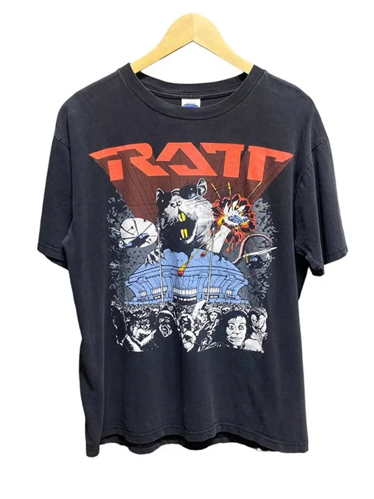 

2003 Ratt Band Tour Graphic Tee Unisex Tee Men Women Summer Men's T-Shirt Crew Neck Cotton Tee