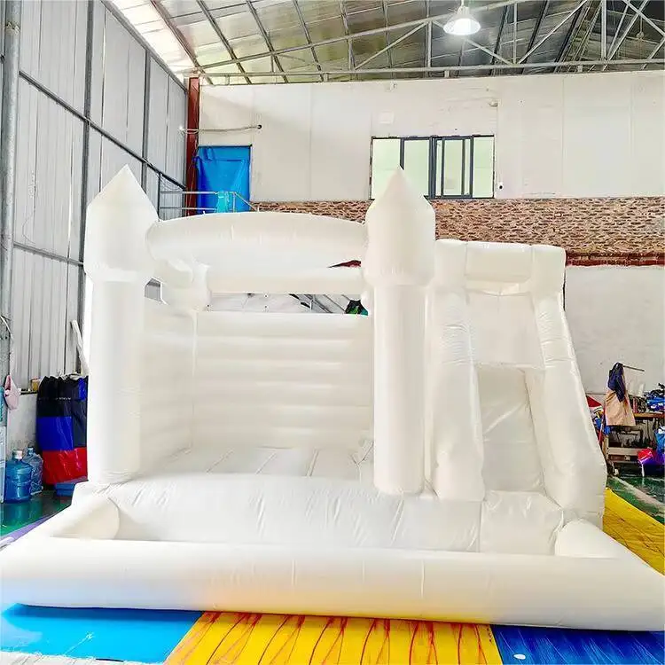 Fabrik Direkt verkauf hochwertige aufblasbare Türsteher burg mit Rutsche und Ballpool