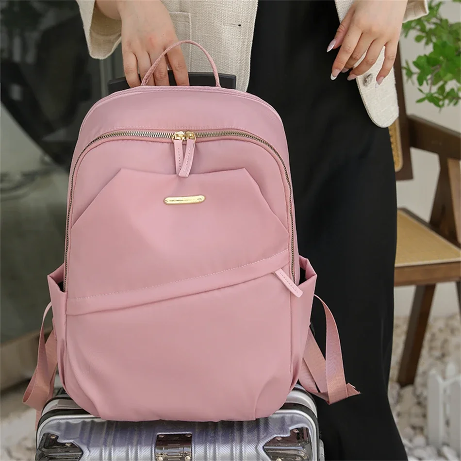 2024 New Anti-theft Fits for 14 Inch Notebook Travel Work College Bags Women Laptop Backpack School Bag Female Casual Rucksack