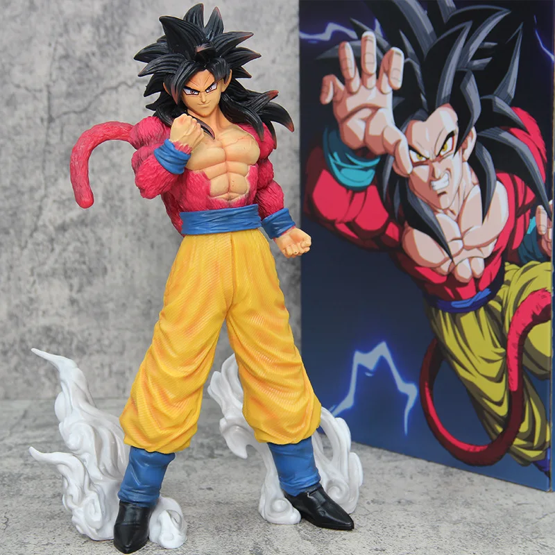 30CM Anime Dragon Ball Z Son Goku gloomy bear Figure Super Saiyan Goku Statue PVC Action Figure Collection Model Toys kids Gifts