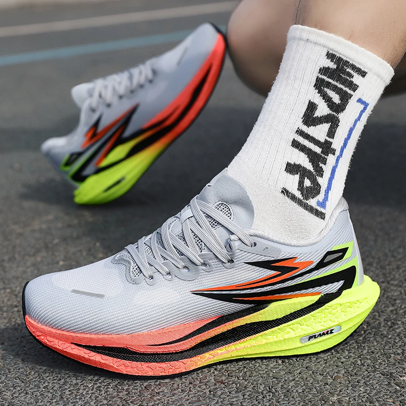 

Summer running shoes carbon special marathon men's sports breathable lightweight ladies comfortable non-slip sports shoes 45