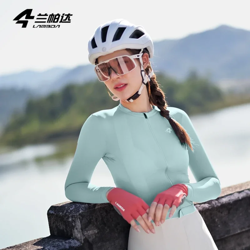 

Женская велосипедная майка Lameda: дышащая, быстросохнущая, предотвращающая появление пятен от пота, женская велосипедная рубашка