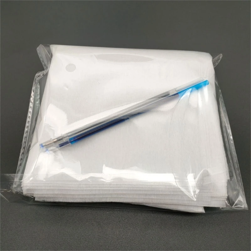 White Transfer Paper 4/10 Sheets Tracing Paper White Carbon Paper for Cloth Fabric Paper Embroidery Tracing DIY Pattern Dropship