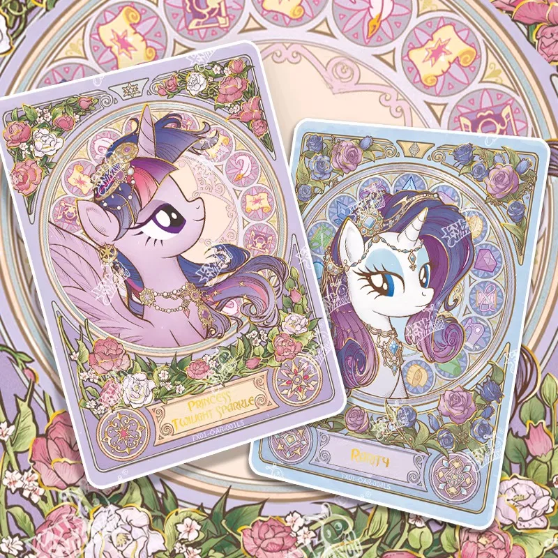 New Kayou Genuine My Little Pony Card Friendship Forever Cards Star Pack Gorgeous Gilded Princess Cards Collectible Card Toy Gif