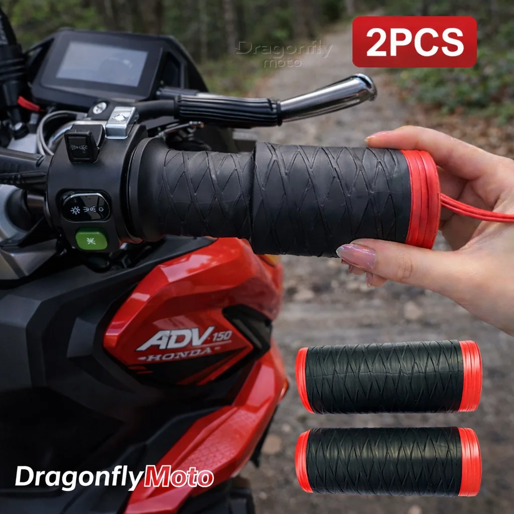 

Motorcycle Silicone Handlebar Cover For Honda ADV150 ADV160 ADV350 ADV 150 160 Self Shrinking Non-Slip Motorcycles Grip Covers