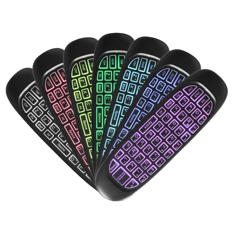 New-2.4G RF Fernbedienung Air Mouse Drahtlose Tastatur Stimme Hintergrundbeleuchtung C120 Für Android Smart TV Box