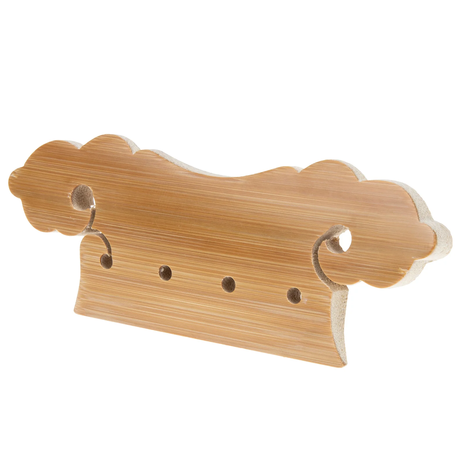 

Lute Bridge Tailpiece Handmade Bamboo Replacement Part For Pipa Repair Tool Improve Sound Quality Adjustable String Tension