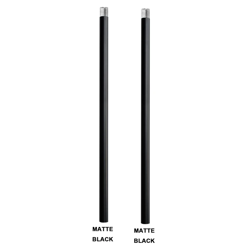 Black M10 Threaded Extension Rod For Pendant Light, Island Lighting, Chandeliers,Lighting Fixture Downrods & Stems