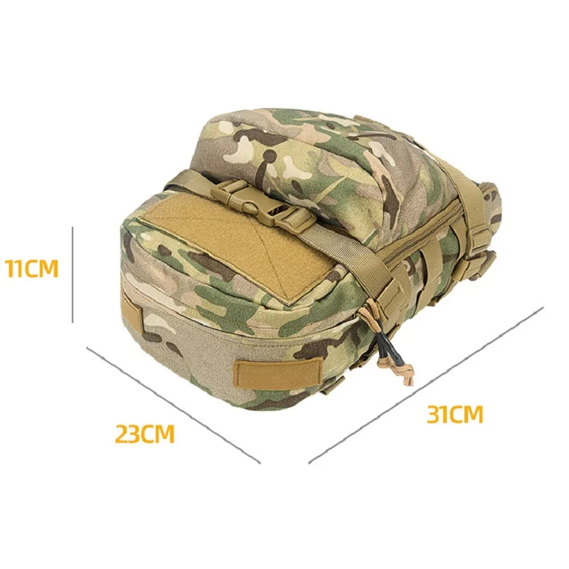 Tas Hidrasi Rompi Taktis Luar Ruangan Ransel Hidrasi Rompi Ringan Tas Aksesori MOLLE Ransel Hidrasi Militer Bertahan Hidup