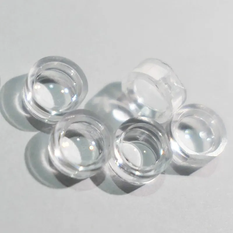 10PCS 5mm 7mm Aspherical Focusing Acrylic Plano-convex Lens Focal Length 6mm 8mm PMMA Collimating Lens Laser Diode Focusing Lens