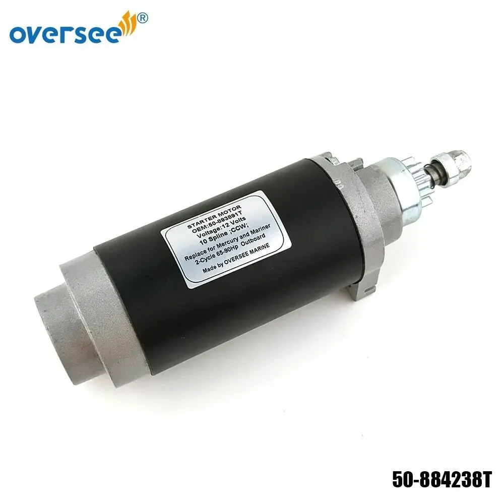 

50-884238T Starter Motor For Mercury 135-300HP V6 Outboard Engine 50-79472T2 50-77141 50-66015