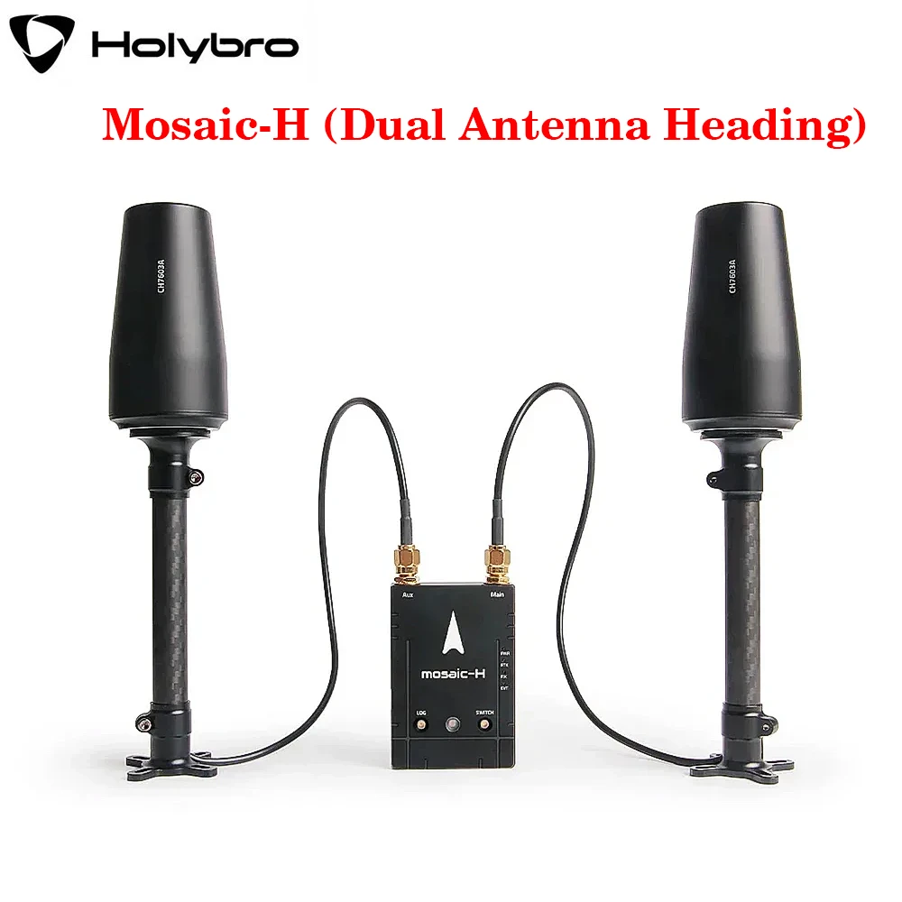 VoidFlyHolybro H-RTK Mosaic-H (Dual Antenna Heading) W/Magnetometer, High-Performance Antennas, Aluminum CNC Enclosure For R