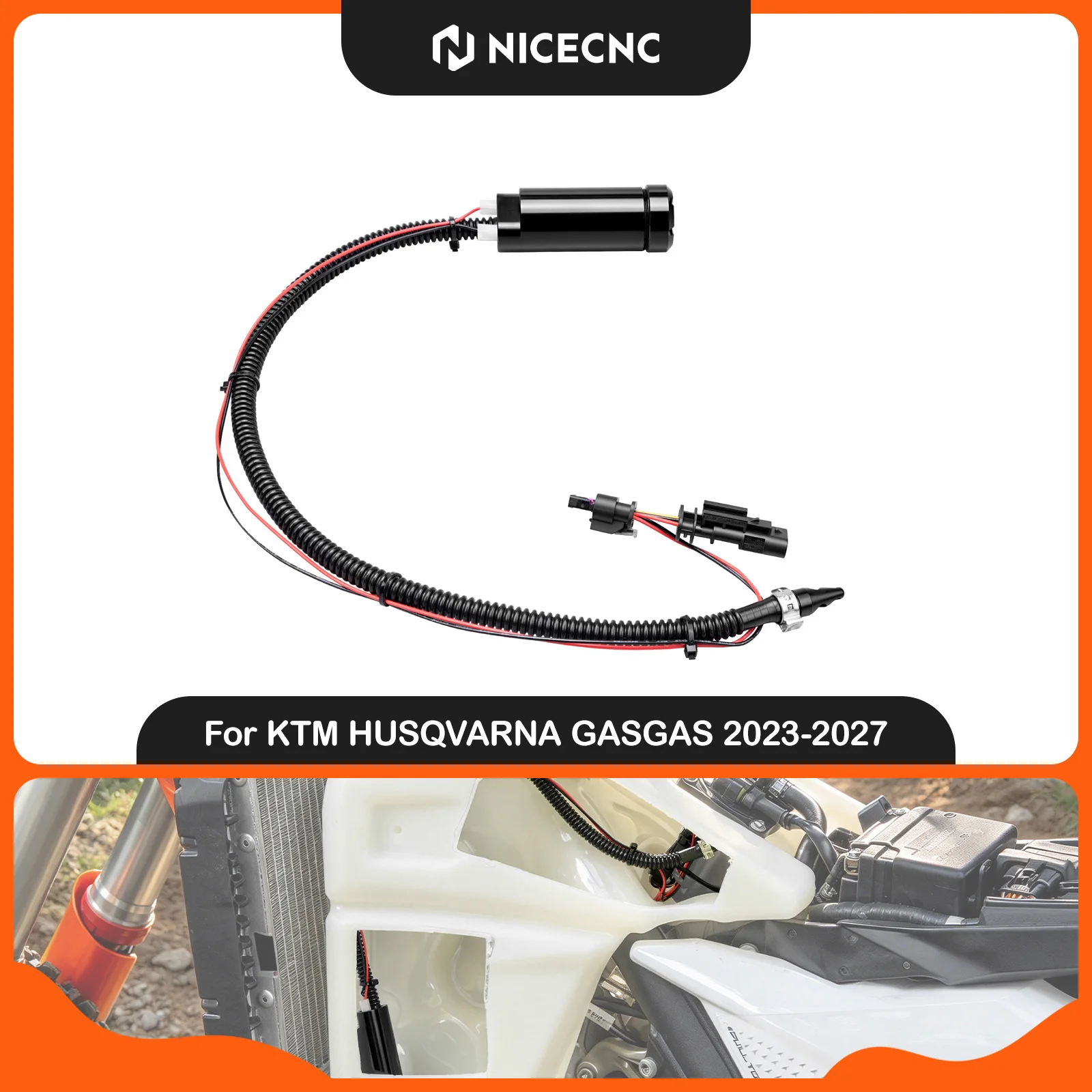 2024-2027 For KTM EXC 300 EXCF 350 XCW 500 XC 300 XCF 250 Fuel Tank Transfer Pump Kit For Husqvarna TE 300 GasGas EC250 EC300