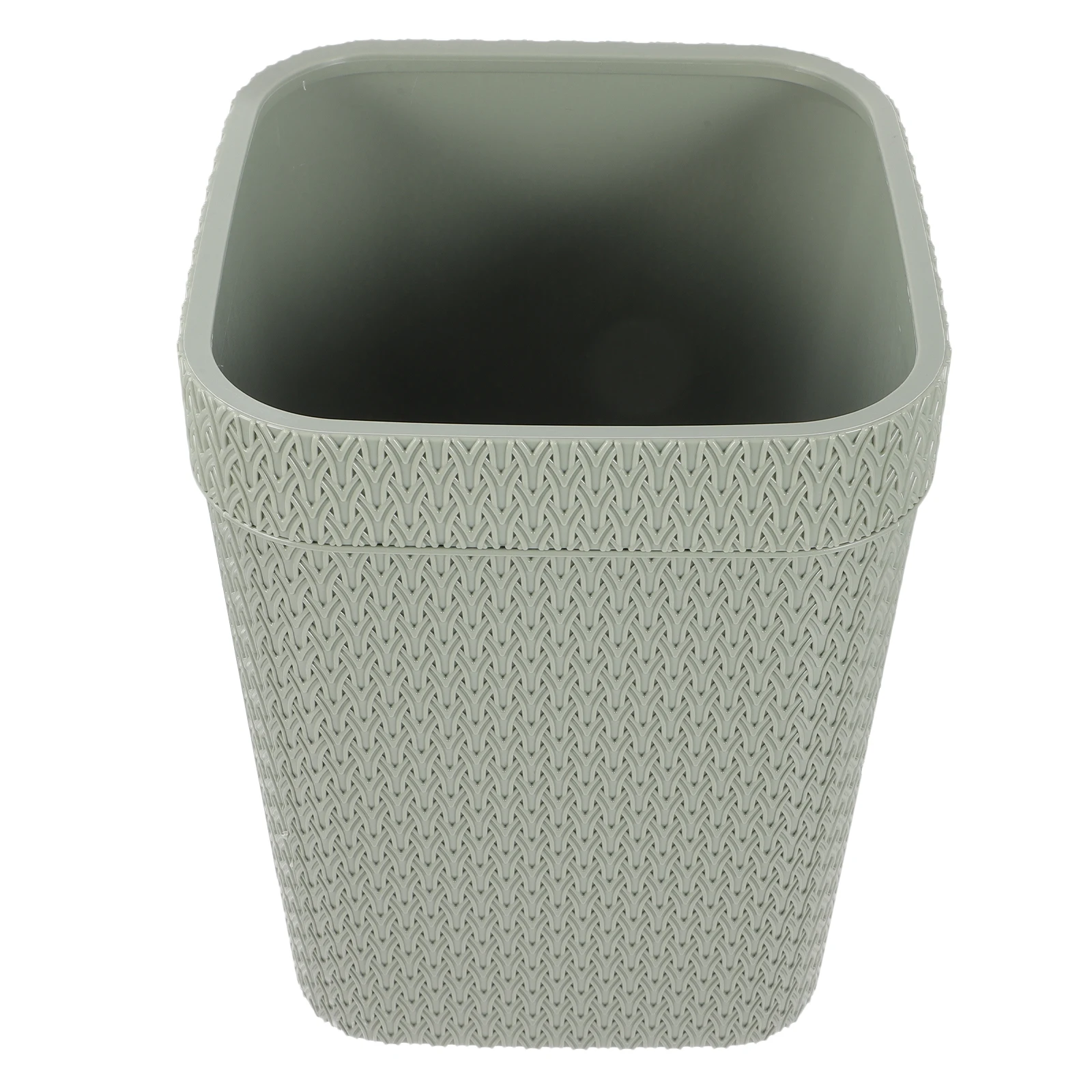 

Trash Can Garbage Bucket Square Plastic Bedroom Kitchen Office Waste Container Yellow Color Long Serving Life Practical Home Use