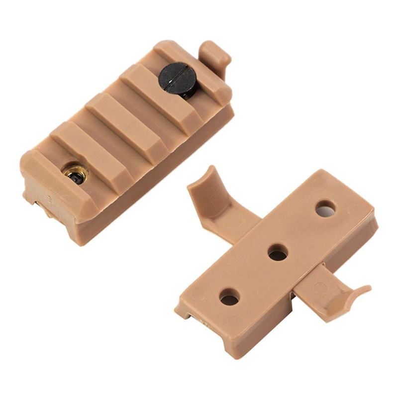 Nylon Lead Rail Helmet Flashlight Clip Universal Helmet 20Mm Accessories Flashlight Clip 1 Pair C