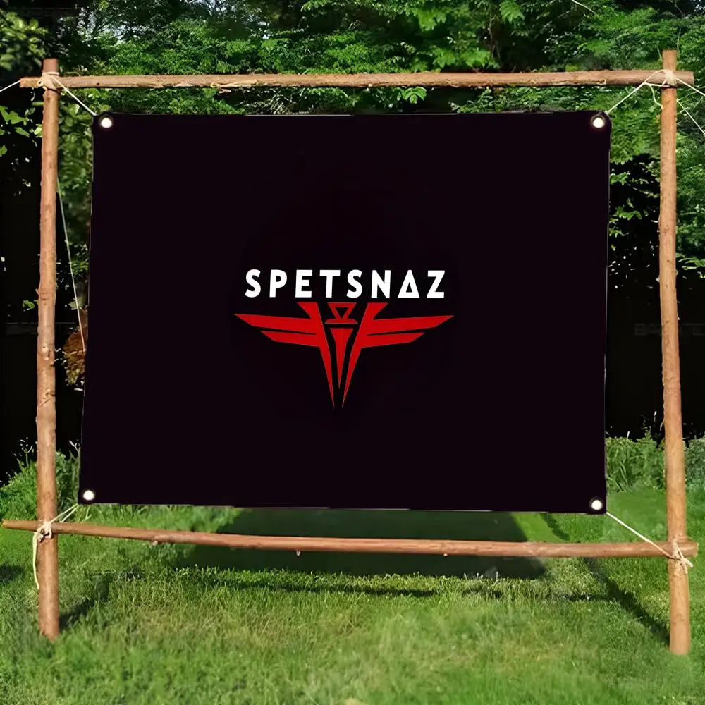 Spetsnaz Russian Special Forces Flags Borderless four-ring ornament indoor outdoor decoration effortless to hang