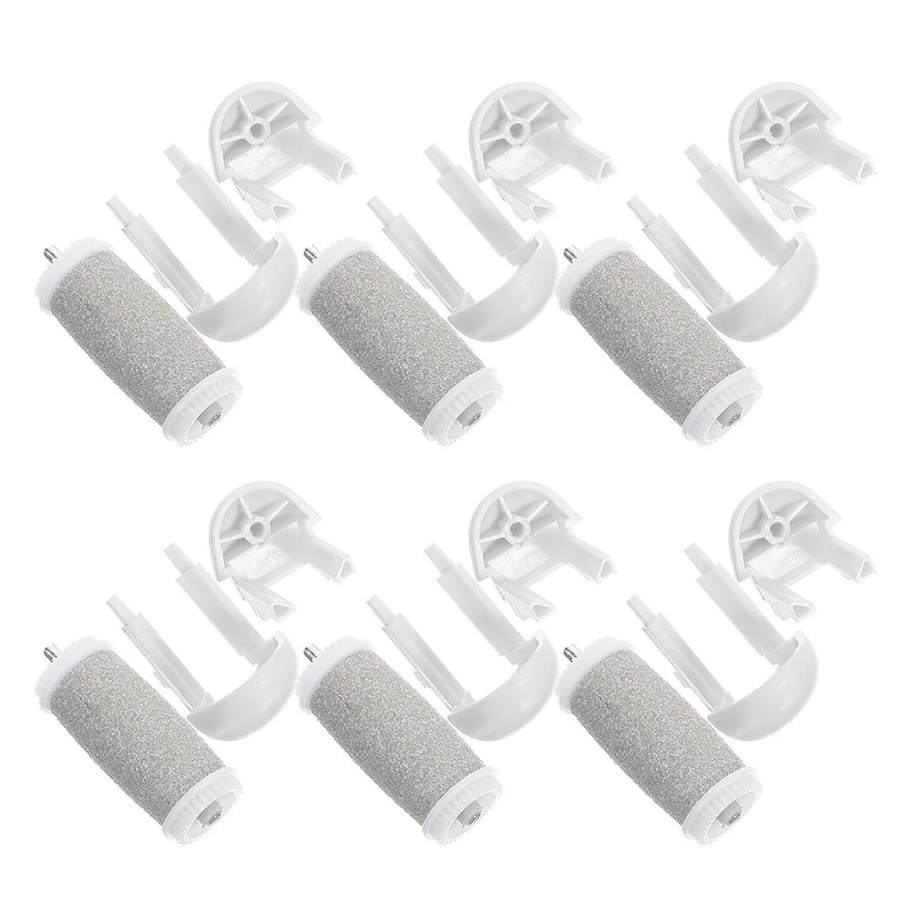 

6Pcs Replacement Roller Heads for Electric Foot Grinder Dead Skin Remover Callous Remover Feet Care Tool Pedicure Durable Safe