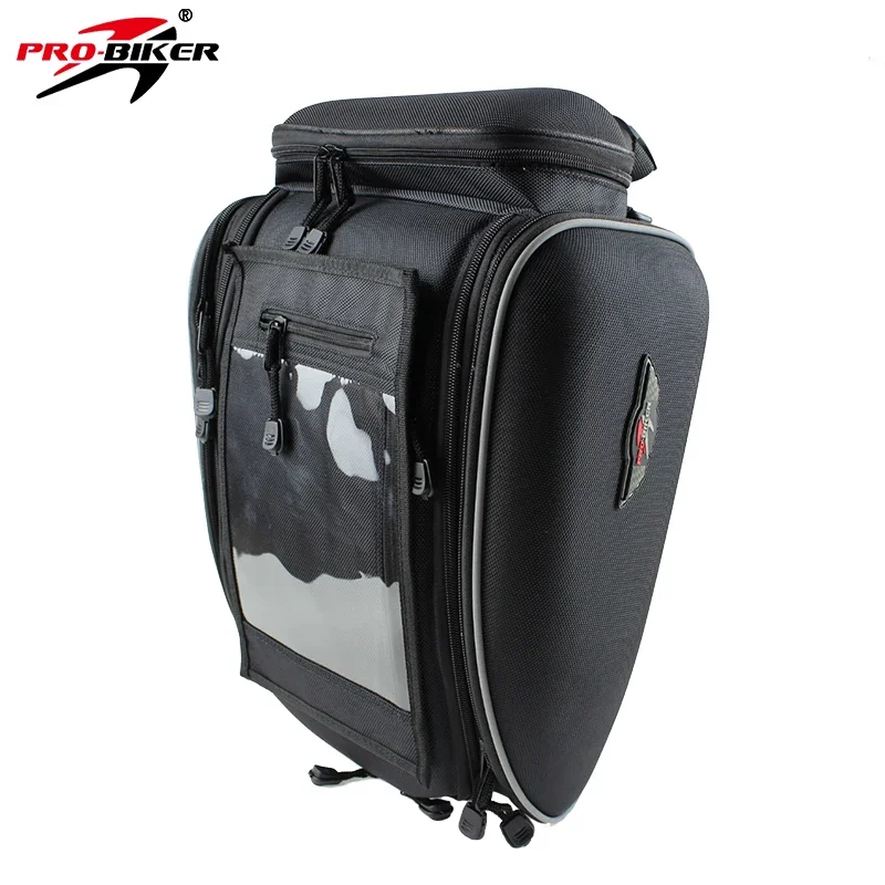 PRO-BIKER Motorcycle Oil Fuel Tank Package Bags Durable High Capacity Luggage Rider Riding Bag Multifunctional Racing Bag