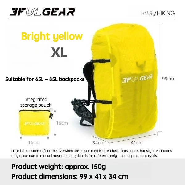 3F UL GEAR 20-85L Rugzak Regenhoes Reflecterende Waterdichte Tas Tactische Camping Wandelen Klimmen Stof Regenhoes Outdoor Sport