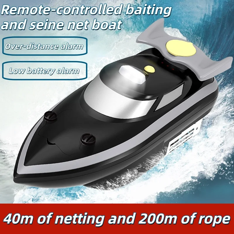 Remote-controlled Netting Boat Fishing Boat Automatic Unhooking Hook Feeding Bait Feeding Trawable Dual-motor Netting Boat